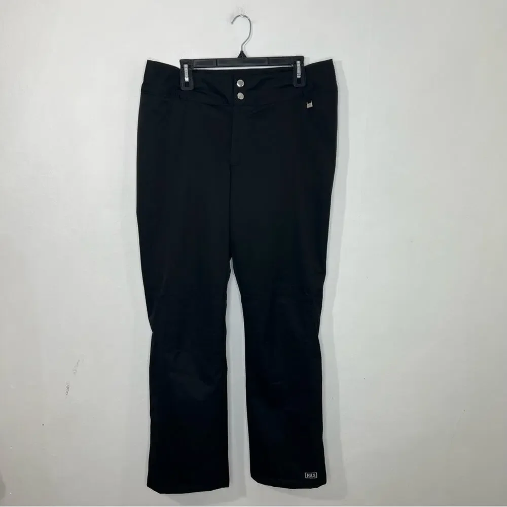 NILS Black Ski Snow Waterproof Outdoor Winter Pants Size 14